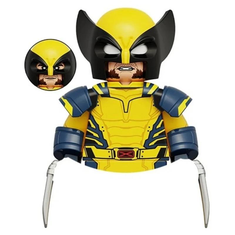 Ślepa Paczka Mini Klocki TV6205 Figurki Duży Goblin Spiderman Iron Man Venom Kapitan Hawk Deadpool Pancerz Boże Narodzenie Prezent Zabawka