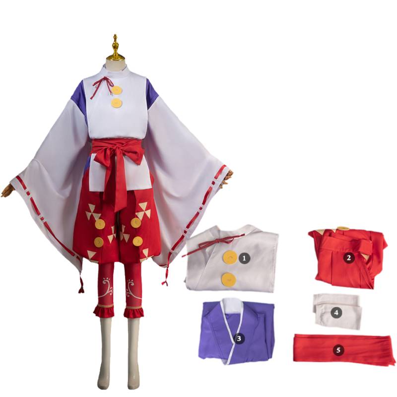 

The Christmas Elusive Samurai Cosplay Decoration Costume Performance Xmas Set 2XL червоний