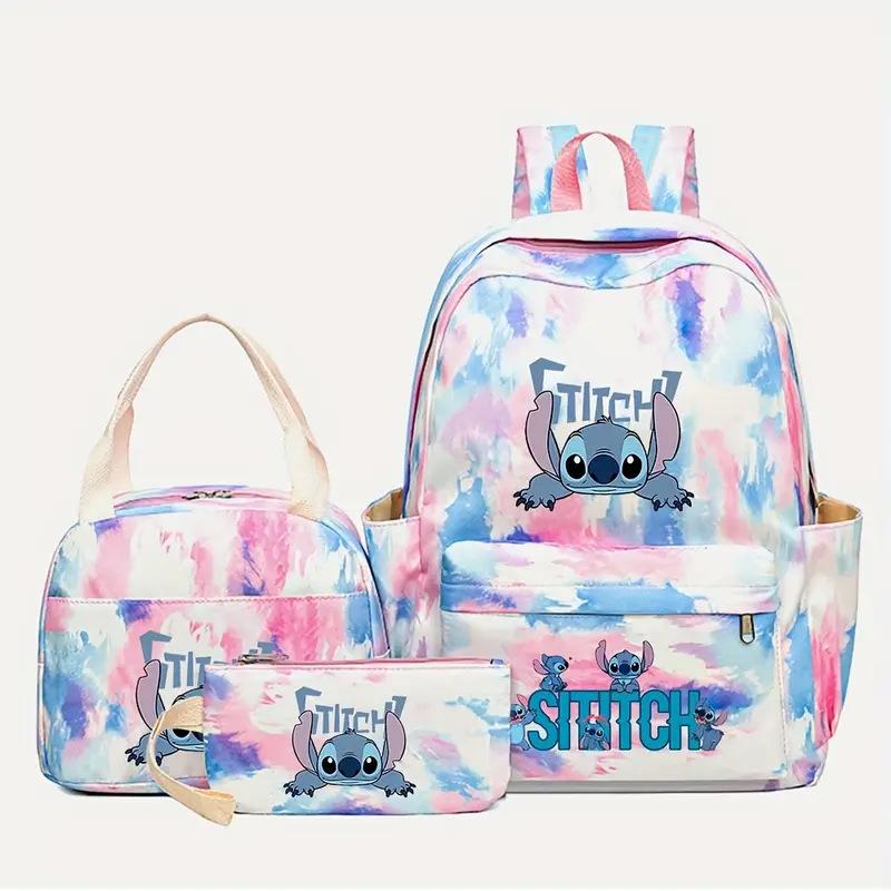 Student Schoolbag Three-Piece Set, Wear-Resistant And Breathable Large-Capacity Backpack, Youth Travel Backpack, Computer Bag