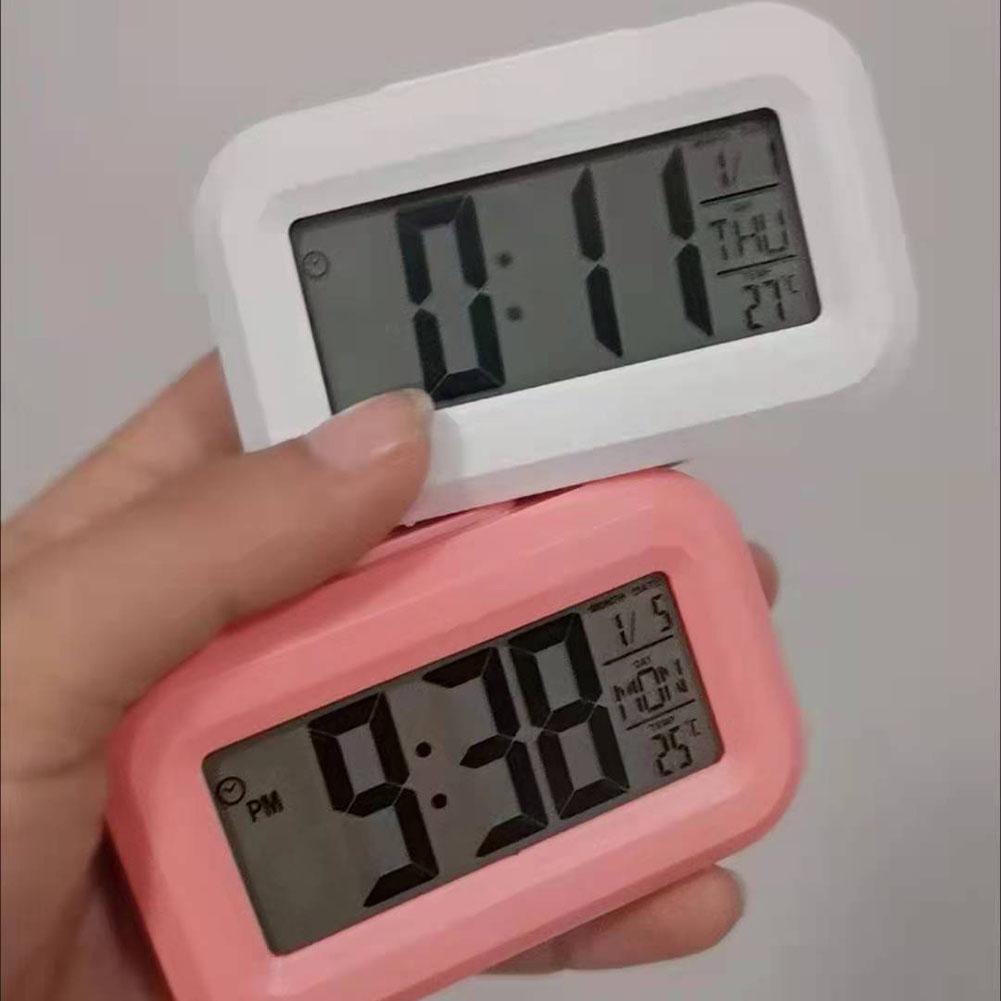 9*2.5*5.5 Cm Digital Alarm Clock Date Temperature Display For Home/Office