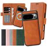 2 In 1 Leather Case For Google Pixel 11 9 9a 9Pro 10 Pro 10Pro XL Cash Card Slots Wireless Charging Magnetic Wallet Phone Cover