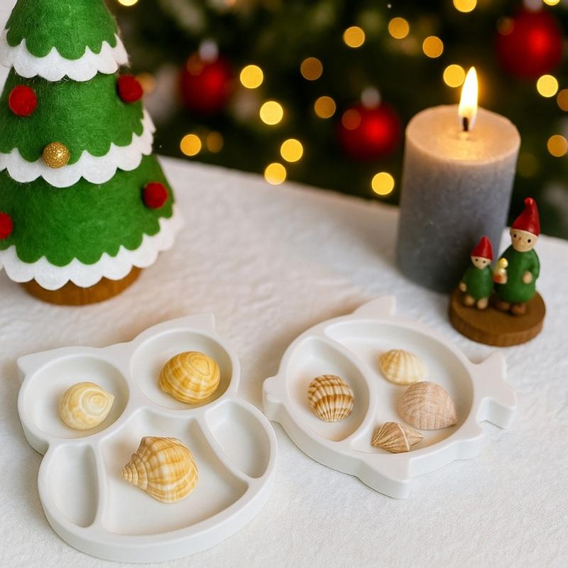 Multi Shape Silicon Craft Molds Owl Heart Flower Design For DIY Storage Container And Decoration