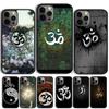 Aum Om Namaste Symbol Zen Yoga Handyhülle Cover Für iPhone 17 Air 15 16 14 13 12 Pro Max 11 Pro Max Plus Hülle