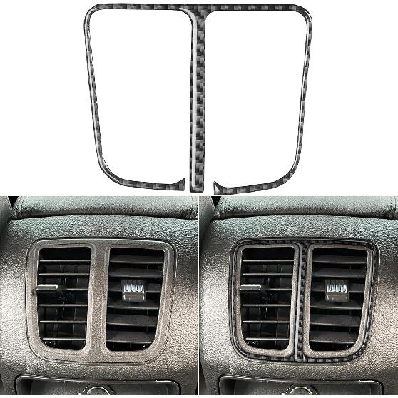 Real Carbon Fiber Compatible with Ford Taurus SEL/Limited/SE/SHO 2013-2019 2014 2015 2016 2017 2018 Accessories Car Door Lock Decoration Trim Cover