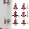 Cabinet Door Installation Positioner for Cabinetry Professional Aluminum Alloy Accessories Cabinet Installation Clamp Panel Clip