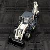 1/50 Simulation Scale Alloy Engineering Vehicle Model Two-way Forklift Excavator Simulation Rich In Details, Finely Crafted