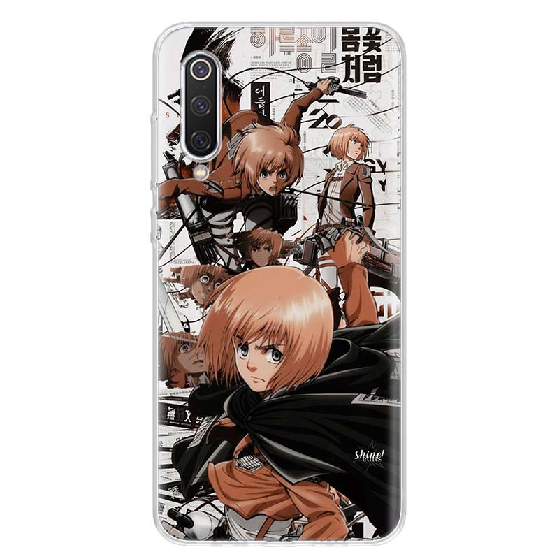Angriff auf Titan Cover Telefon Fall für Xiaomi Poco X3 GT X4 NFC M4 Pro M3 M2 F3 F2 F1 Mi Hinweis 10 A3 A2 Lite A1 CC9E Fundas Cas