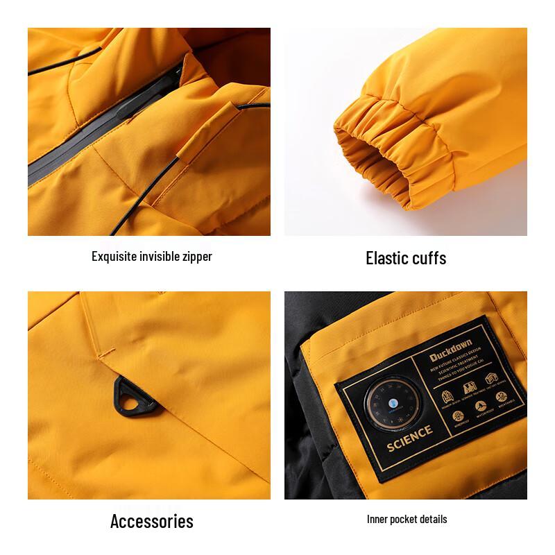 ROMON Men's Autumn/Winter Graphene Thickened Hooded Thermal Jacket