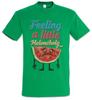 Feeling A Little Meloncholy T-Shirt Watermelon Melon Pixel Retro Fun Sad 8 Bit