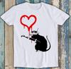 Banksy Inspired Painting Artist Rat Saying Art Funny Meme Gift Tee Cult T Shirt T1748