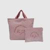 Corduroy Reversible Shopper Bag With Pouch_Pink