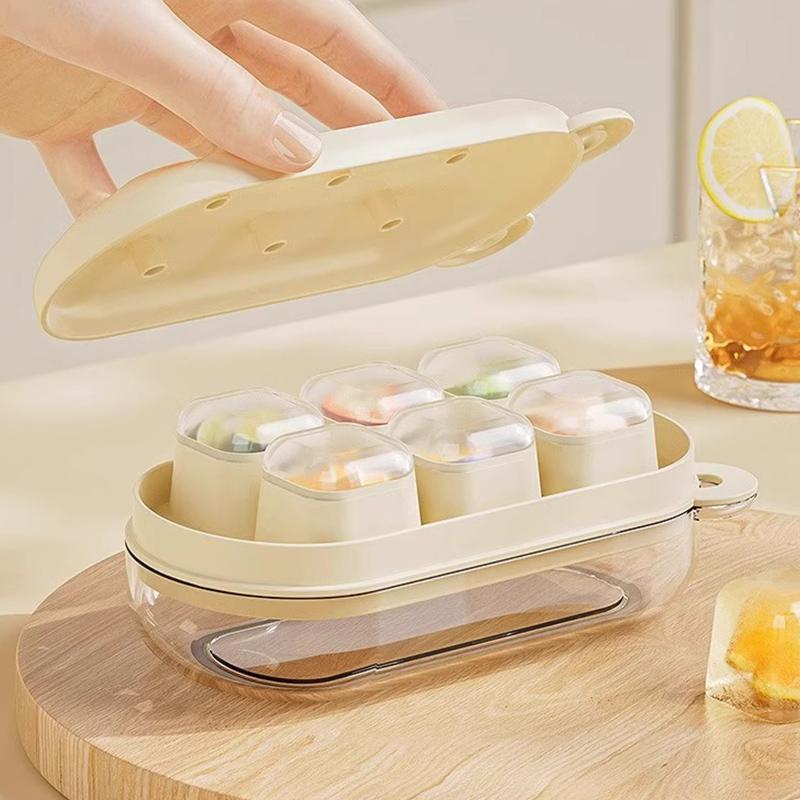 Mini Bear Ice Cube Silicone Mold Creative Press Easy Demolding Ice Cube Tray Diy Covered Ice Making Tool Kitchen Accessories
