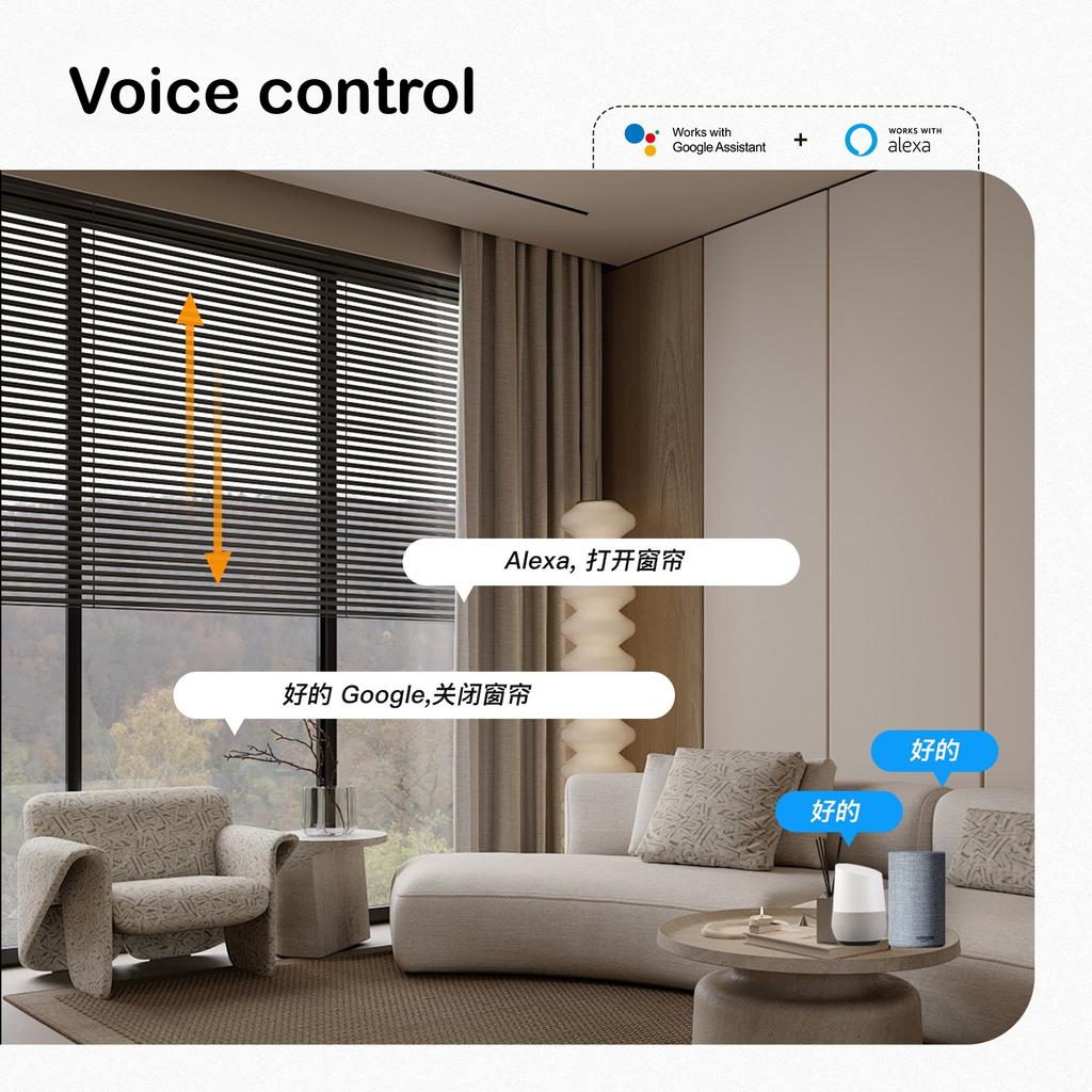 Zigbee Tuya smart home app for remote control of lithium - battery solar - charging smart curtain motor