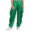 Chlapecké saténové kostýmy na halloweenskou cosplay tématickou párty Dhoti kalhoty Elastický pas Volné pytlovité kalhoty