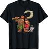 Moana Adventure T-Shirt Featuring Maui, Pua, and Heihei – Perfect for Fans!