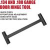 Dual Standard/Heavy Weight .134 & .180 Gauge Commercial Door Hinge Adjustment Tool/Door Hinge Adjustment Wrench Tool/Door Hinge Bender