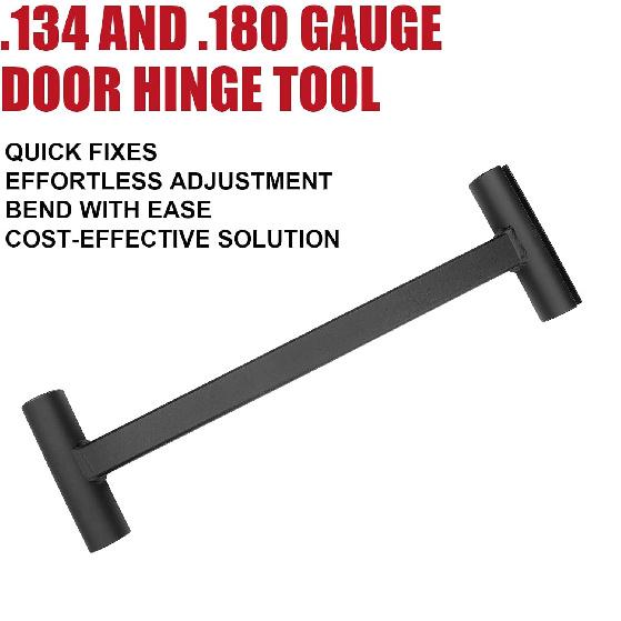 Dual Standard/Heavy Weight .134 & .180 Gauge Commercial Door Hinge Adjustment Tool/Door Hinge Adjustment Wrench Tool/Door Hinge Bender