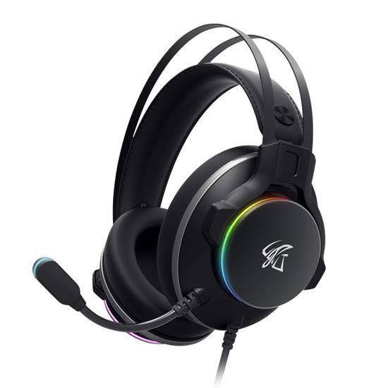 Buy Abco HACKER N990 ENC Virtual 7.1 RGB 3D Vibrating Ultralight Gaming ...