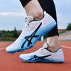 Scarpe Sportive da Uomo Scarpe da Allenamento per Corsa su Lunga Distanza Transfrontaliera Scarpe Chiodate per Studenti per Salto in Lungo e Corsa Breve