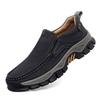 Men's Large Size Casual Leather Driving Shoes for Outdoor and Everyday Wear