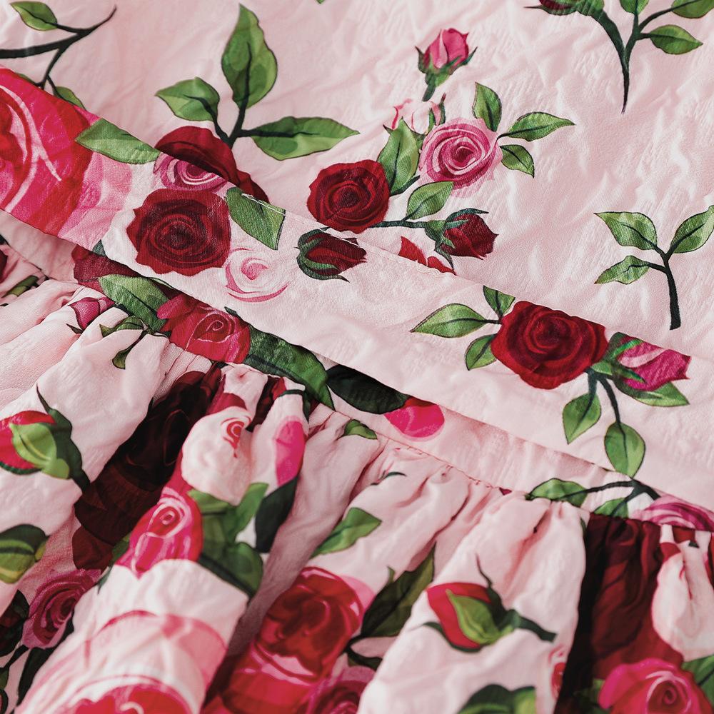 Novorozenecké šaty Růžový květ Kojenecký Dívčí Šaty Krajkové Šaty na křest Dívčí Oslava narozenin Svatba Oblečení pro miminko