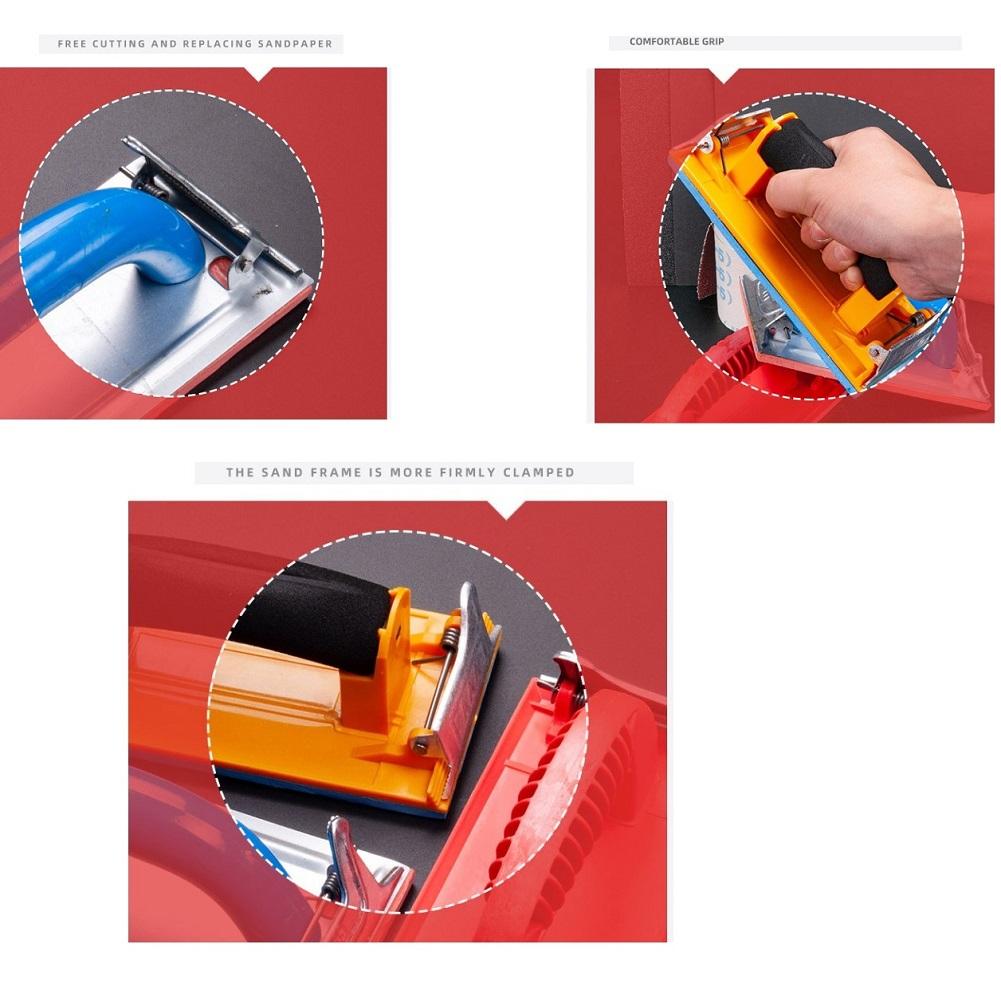 Hand Sander Lightweight Polish Tool Sand Board 180*85*30mm