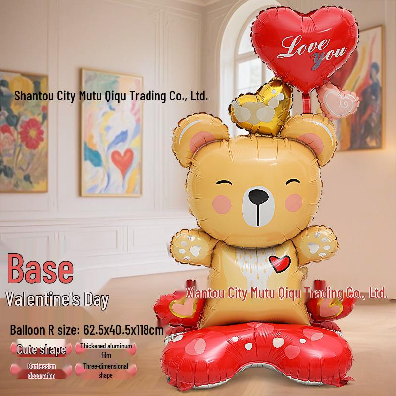 Clown Foil Balloon Display for Kids' Birthday Party Decoration