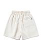 Eseulisseutyudio Lettering Sweatshirt Shorts Oatmeal