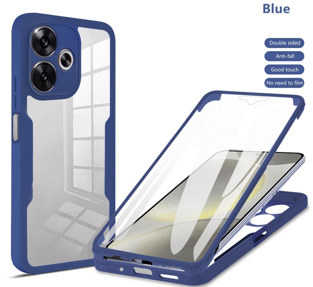 Fully Coverage case For POCO M6 4G F6 Pro X6 Pro M6 Pro F5 Pro X5 X4 GT X4 Pro M4 Pro F3 X3 Pro C65 double protect shield cover
