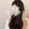 Korean Style Polka Dot Bow Shark Hair Clip - Elegant & Versatile