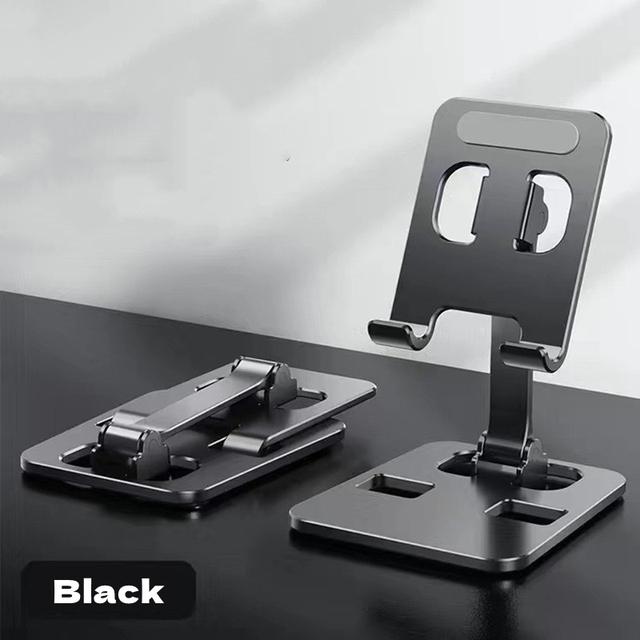 Portable Aluminum Alloy Phone Tablet Holder For iPad MiPad Samsung Tab MatePad Stand Mount Adjustable Flexible Mobile Stand
