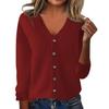 Women Casual Long Sleeve Knit Cardigan Loose Fit Fashion Top Jacket