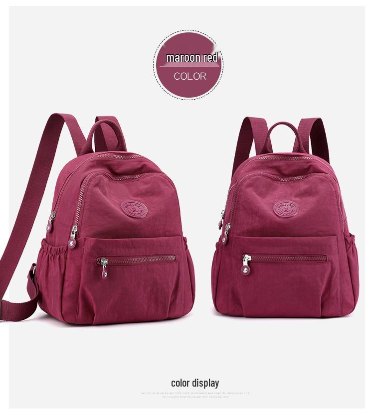 2025 Stilvoller Leichter Nylon Oxford Rucksack - Große Kapazität, Kleine Reise-Canvas-Tasche, Perfekt für Schule & Freizeit