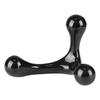 Handheld Manual Massager Three Ball Back Massage Stick Arch Body Massager Health Massage Tool
