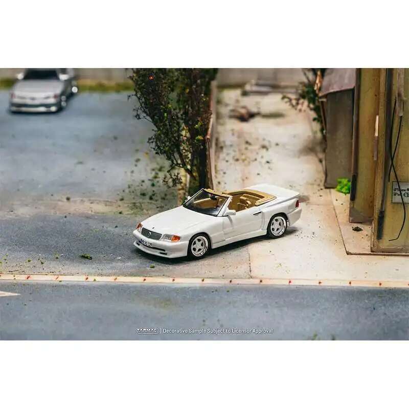 TW In Stock 1:64 Mercedes Benz SL 500 Koenig Specials White Diecast Car Model Collection Toys Tarmac Works