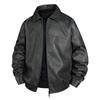 PU Leather Jacket Men's Work Style Fashionable Men's Jacket