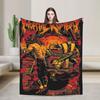 Mortal Kombat II Blanket Fleece Awesome Soft Throw Blanket for Chair Covering Sofa Spring/Autumn