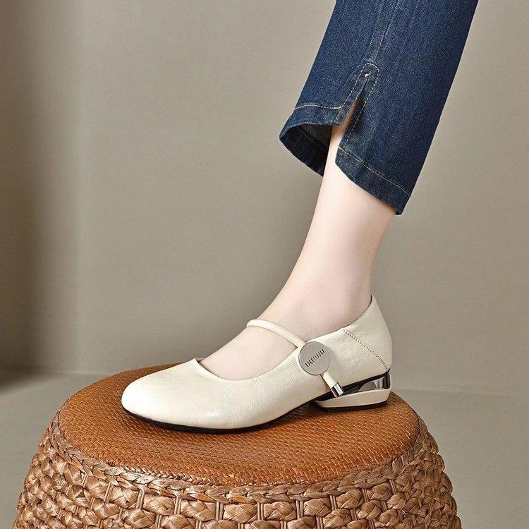 Flat-soled Soft-soled Single Shoes New Doudou Shoes In Spring