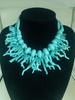 Bohemian Double-Layer Resin Red Coral Necklace for Women