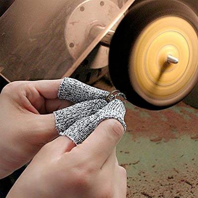 10 Stück Anti-Rutsch- und Schnittschutz-Fingerschutzhandschuhe, wiederverwendbar, schnittfest, für die Arbeit in der Küche