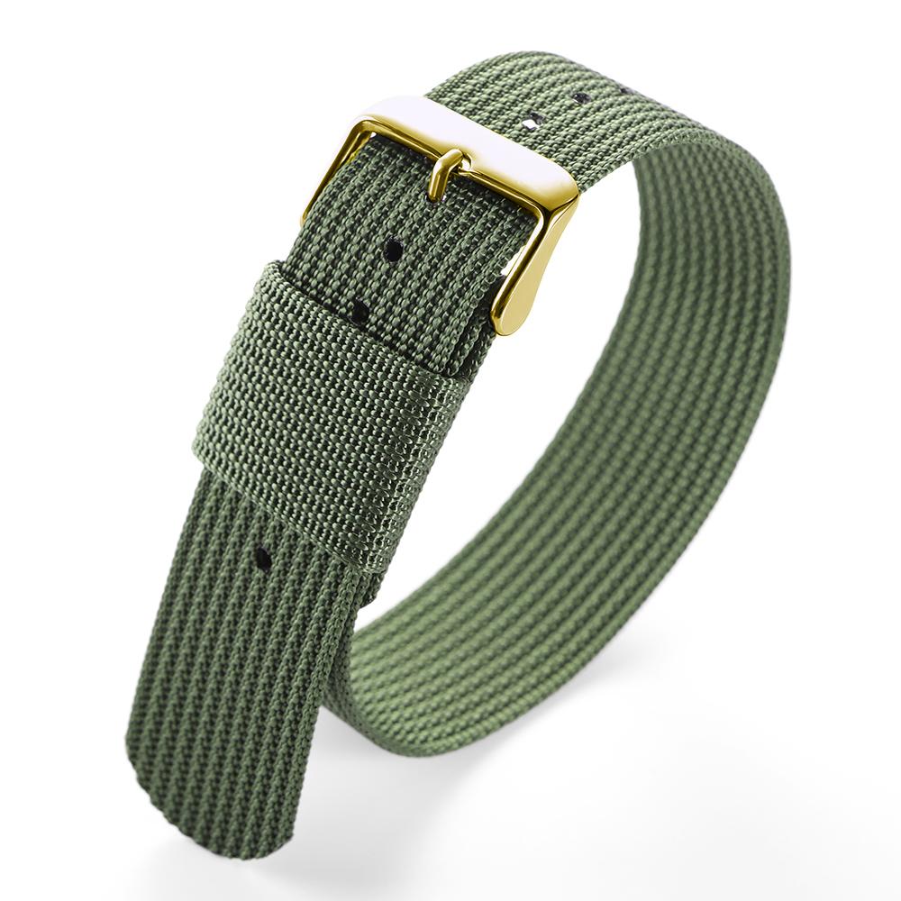 Ribbed Nylon 18mm 20mm 22mm Watch Band Men Women Straps Woven Canvas Bracelets Sport Wristbands Breathable Replacement Belt