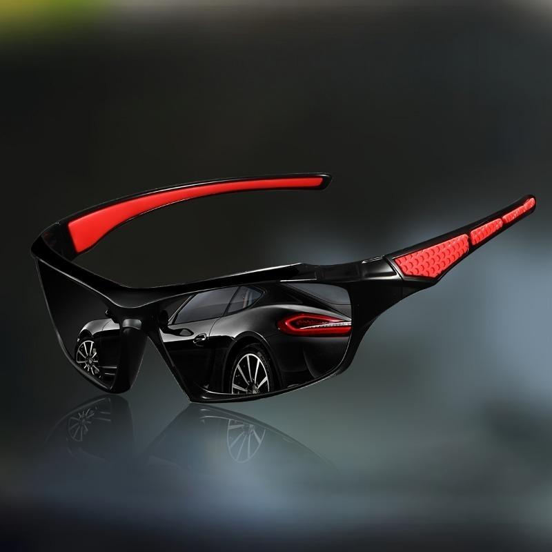 3PCS Men's Sports Sunglasses Cycling Goggles Night Vision Driving Sunglasses UV Resistant and Colorful Sports Goggles