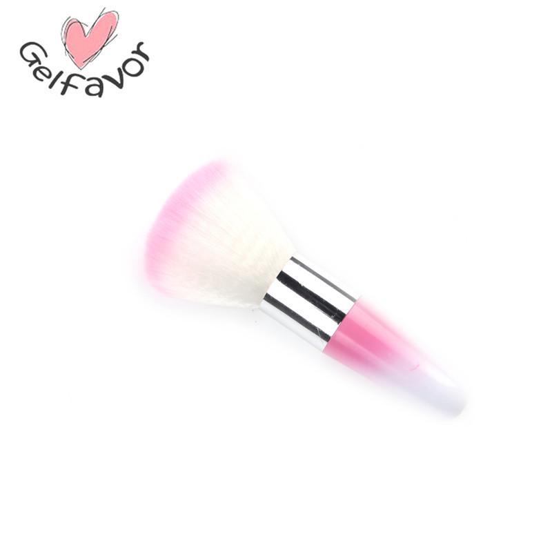 

Gelfavor новая красочная кисть для ногтей, удаляющая пыль, порошок для акриловых ногтей, кисть для дизайна ногтей