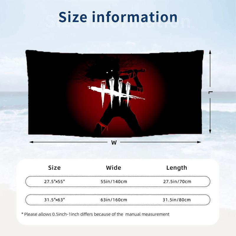 Dead by Daylight Beach towels also serve as bath towels summer essential a musthave for the outdoors the beach and the pool