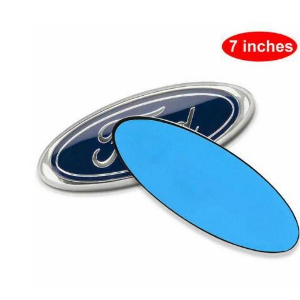 7" inch Car Tailgate Rear Logo Trunk Emblem Decal Oval Badge Stickers for F150 F250 ESCAPE EXCURSION EXPEDITION TAURUS RANGER Etc.