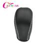 Color My Life AT Car Genuine Leather Gear Lever Cover Gear Shift Collars Fit for Toyota Crown MK13 2010 -