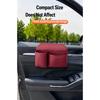 Car Interior Door Bag with Separate Compartments and PU Leather Finish for Phones, Cards, and Cables on Daily Drives