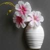 2PCS Ceramic Refrigerator Magnets Vase Exquisite Fridge Magnets Vase Fridge Stickers  Office