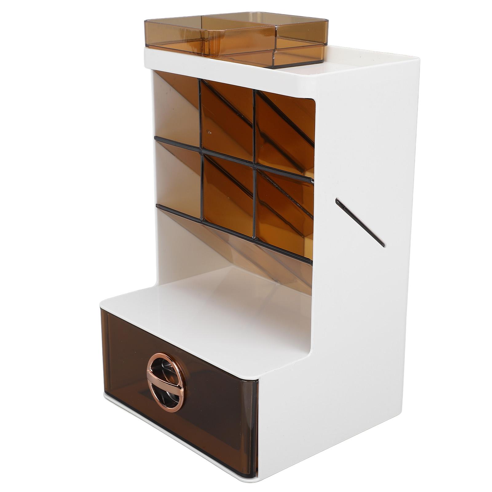 

Держатель для кистей для макияжа с ящиком для хранения канцелярских принадлежностей для офиса, школы, туалетного столика