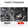 Alfa Romeo Giulia Stelvio car multimedia center control knob decorative sticker switch knob decorative accessories